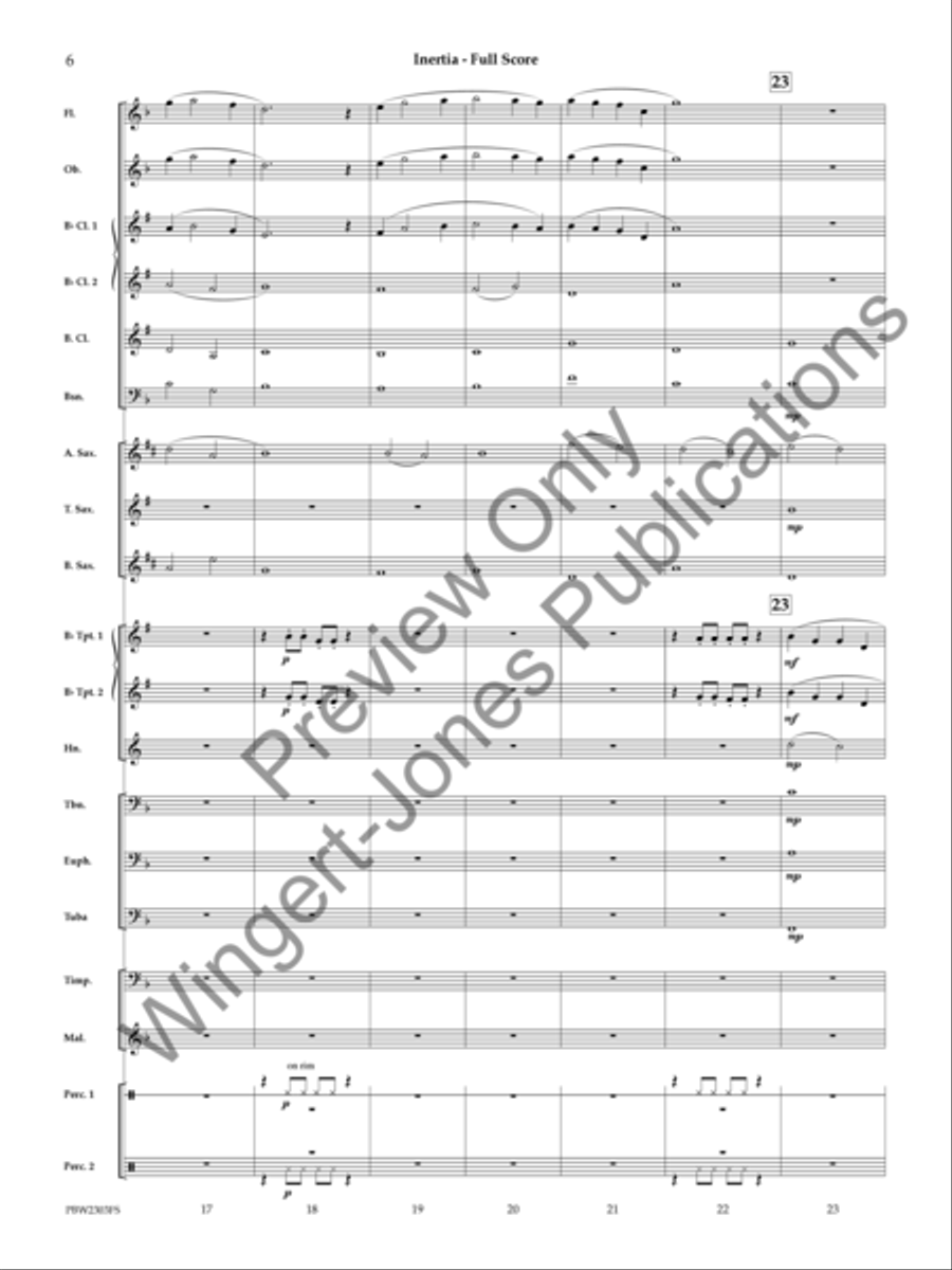 Inertia Concert Band scores gallery preview page 7