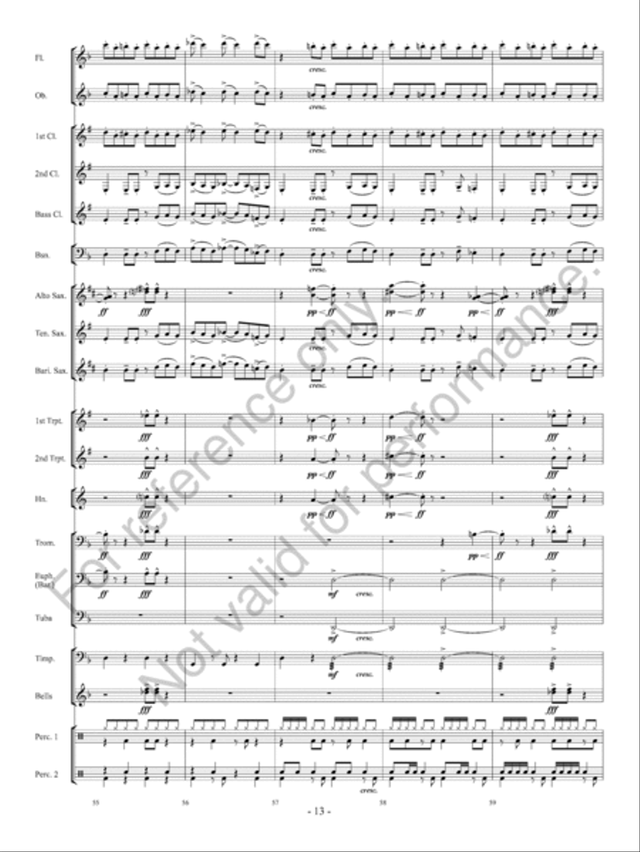 Factory Riffs Concert Band scores gallery preview page 14