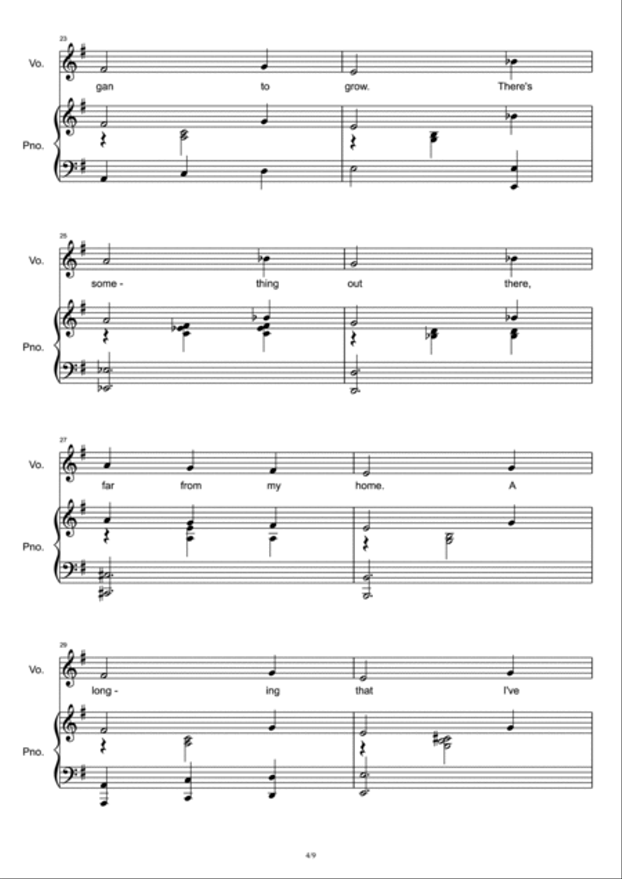 Jack's Lament Voice scores gallery preview page 4