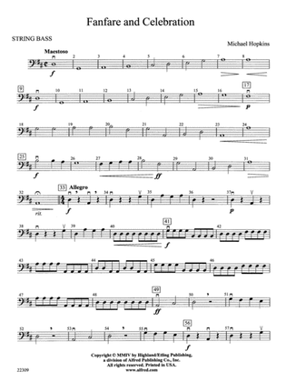 Fanfare and Celebration: String Bass