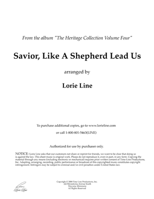 Book cover for Savior Like A Shepherd Lead Us