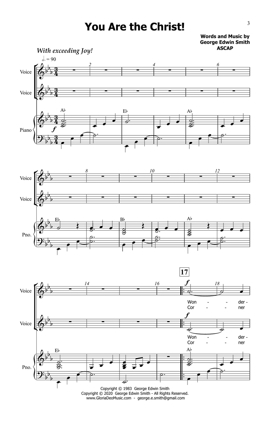 You Are the Christ! - Two-Part 2-Part scores gallery preview page 3