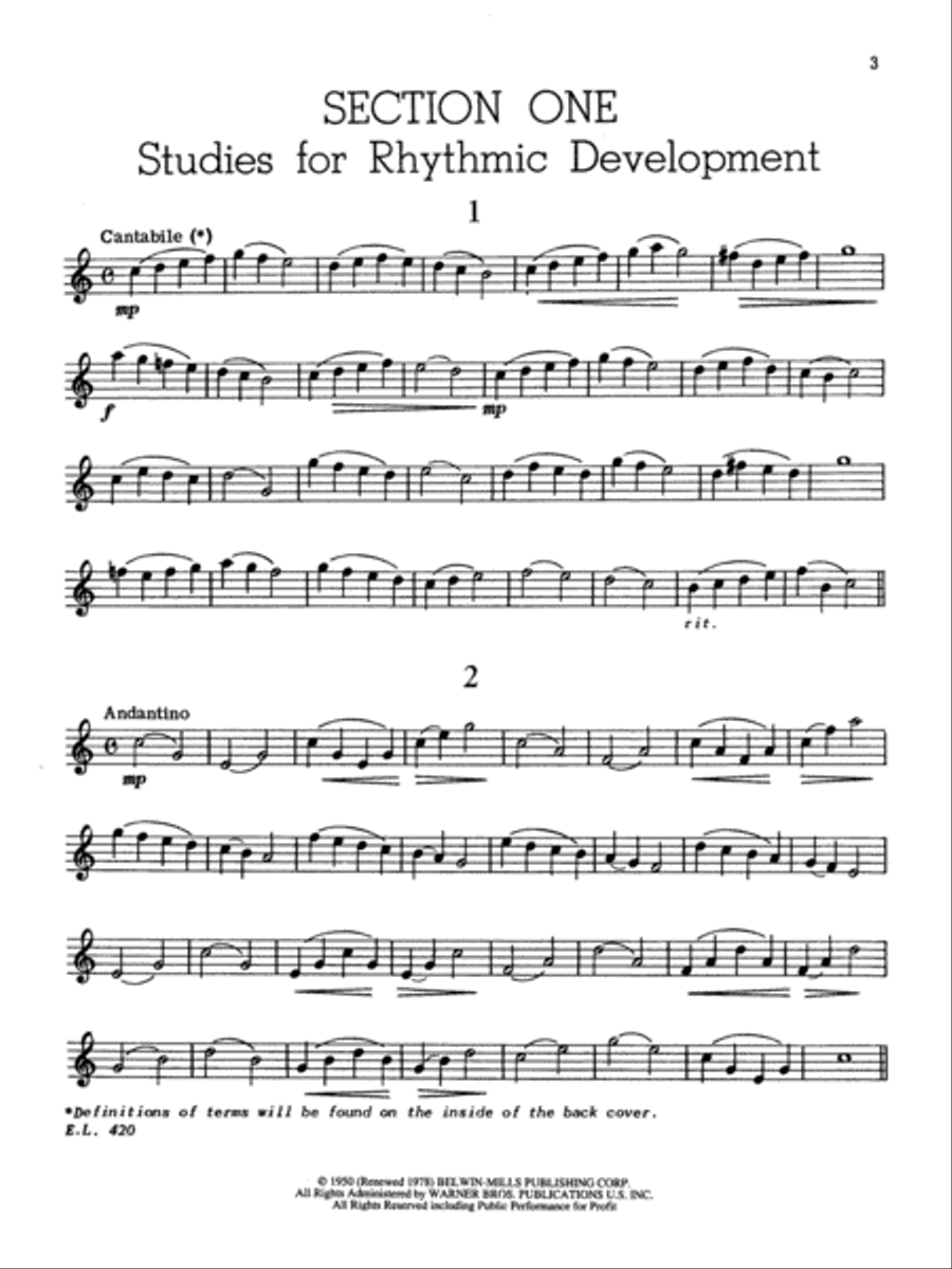 Practical Studies for Saxophone, Book 1 Saxophone scores gallery preview page 2