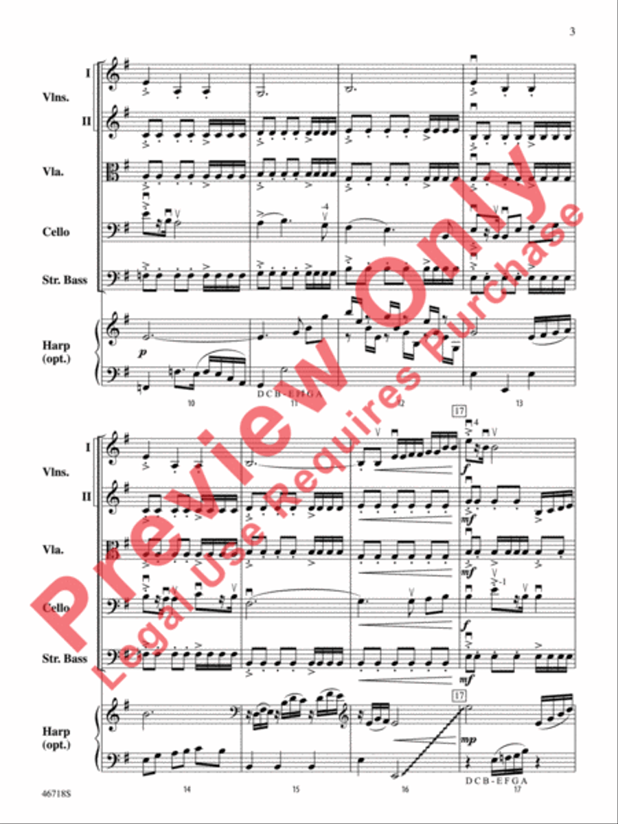 North of the Mountain North of the Mountain String Orchestra scores gallery preview page 4