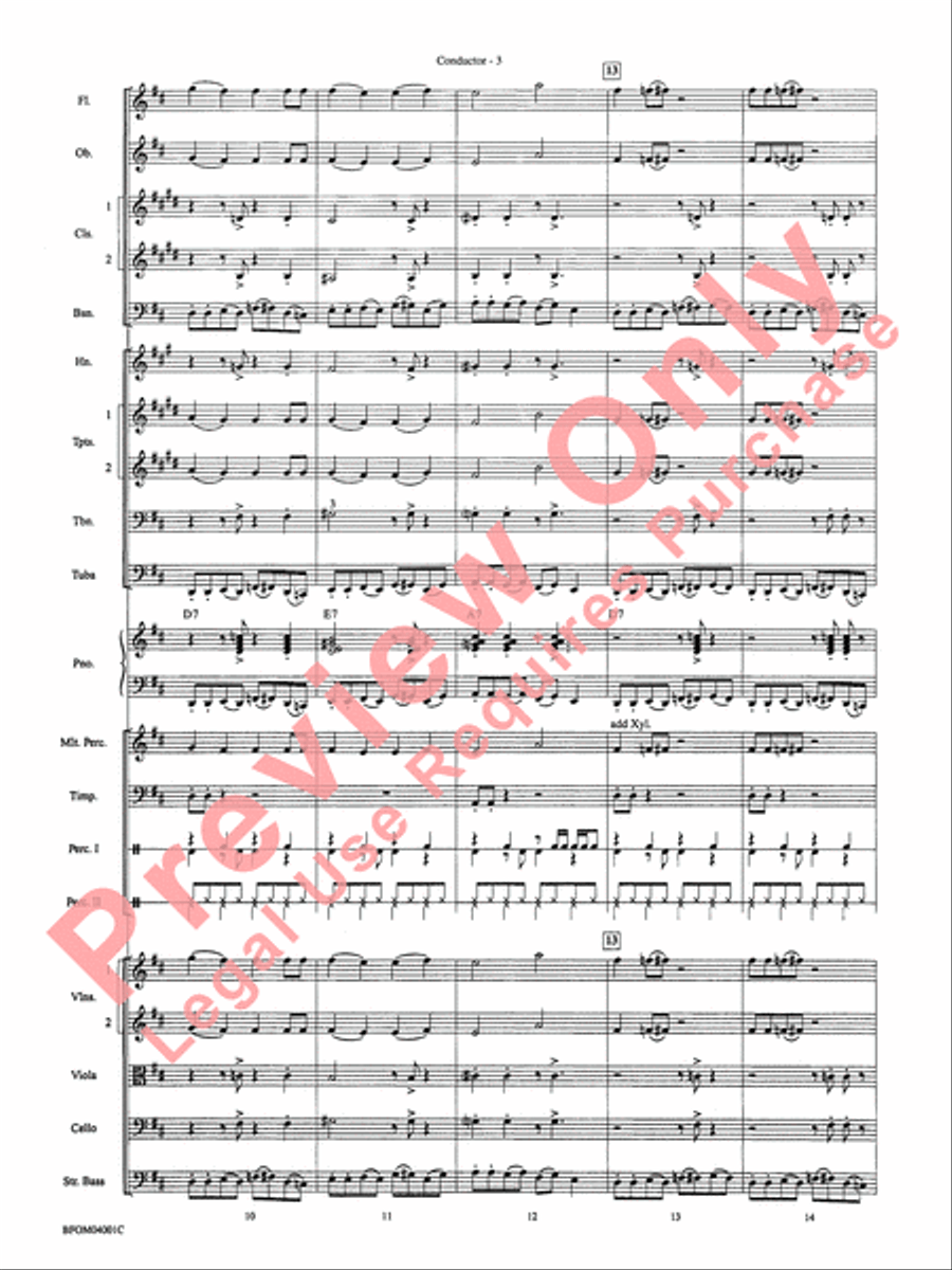 Rock the Bells Full Orchestra scores gallery preview page 6