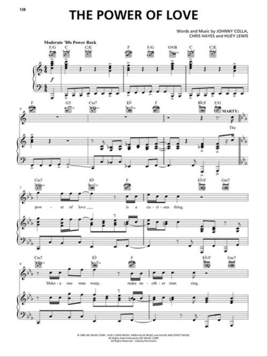 Back to the Future: The Musical Piano, Vocal scores gallery preview page 7
