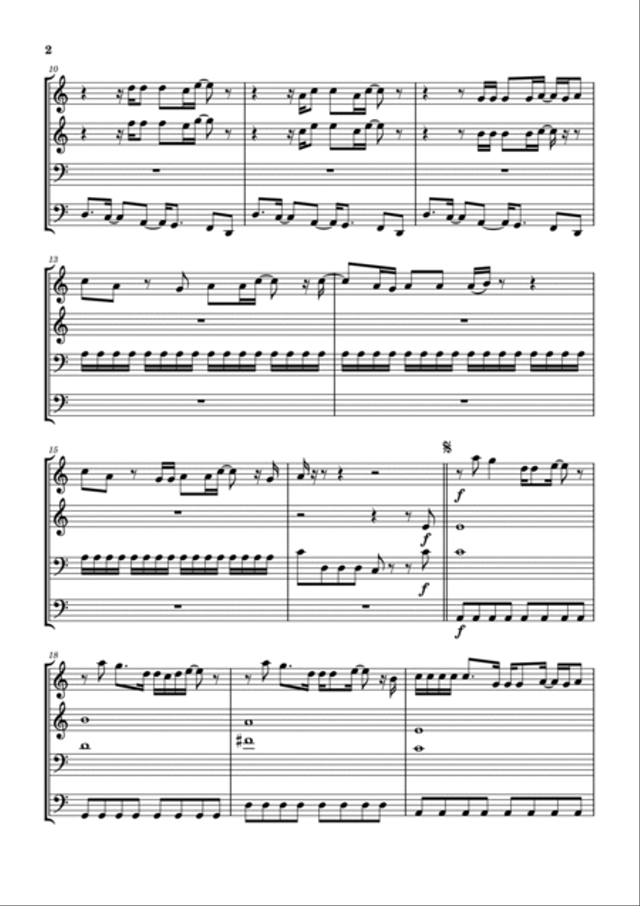 Uh Oh (here I Go) Uh Oh (here I Go) Brass Ensemble scores gallery preview page 3