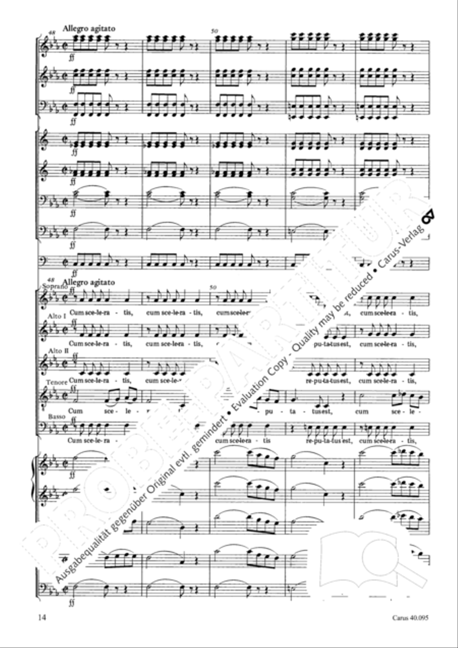 The Seven Words (Die Sieben Worte) 4-Part scores gallery preview page 29