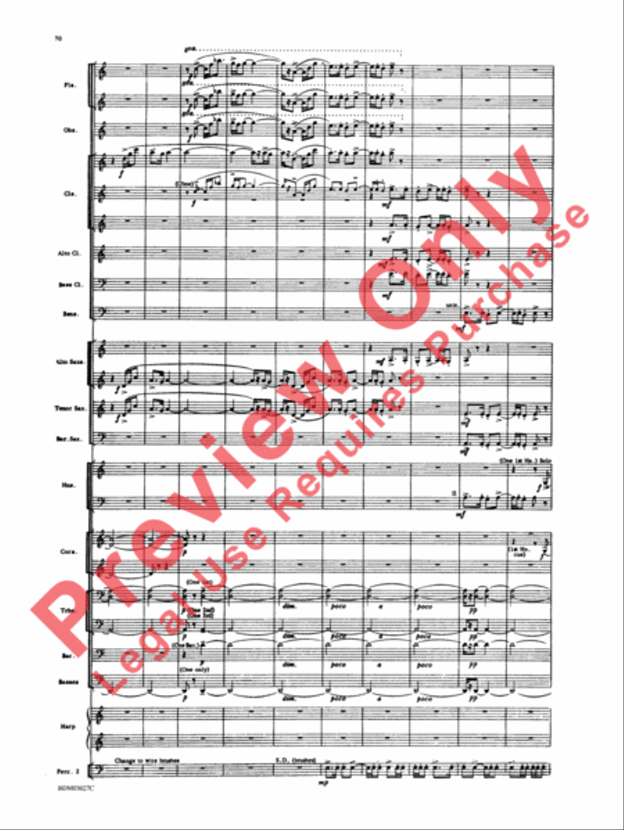 La Fiesta Mexicana Concert Band scores gallery preview page 73