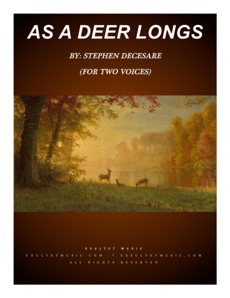 As A Deer Longs (for Two Voices) image number null