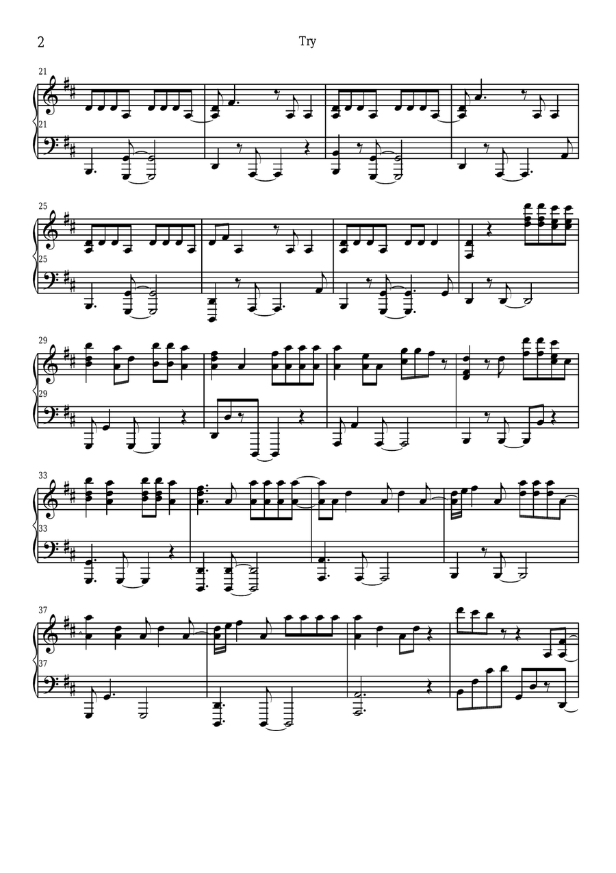 Try Piano Solo scores gallery preview page 2