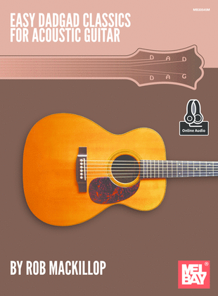 Book cover for Easy DADGAD Classics for Acoustic Guitar