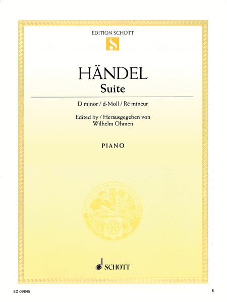 George Frideric Handel - Suite in D Minor, HWV 437