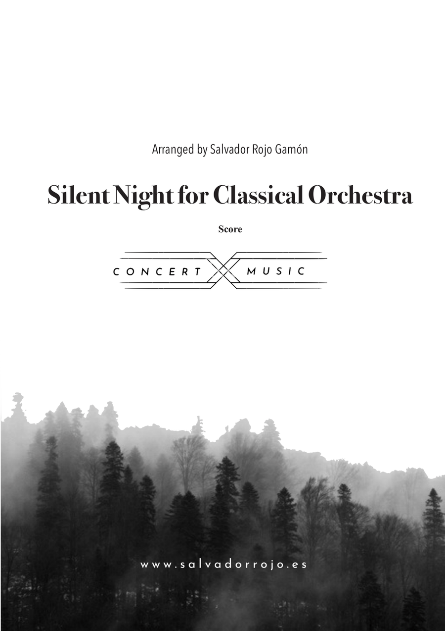 Silent Night for Classical Orchestra Chamber Orchestra scores gallery preview page 1