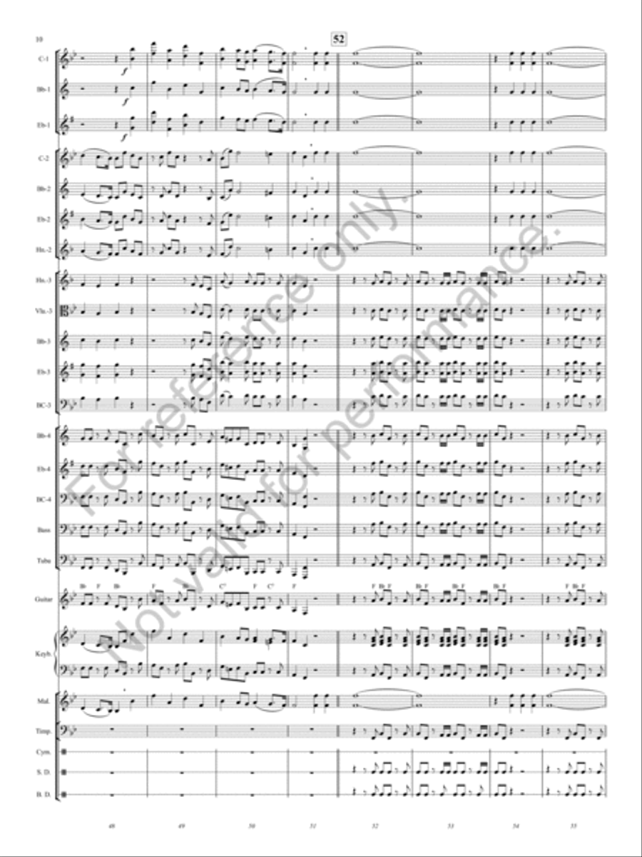 Hallelujah Chorus Concert Band scores gallery preview page 9
