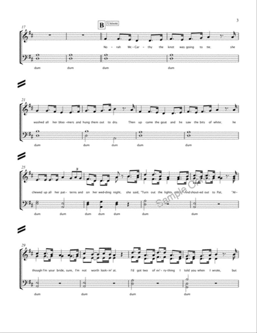 Paddy Mcginty's Goat Paddy Mcginty's Goat 4-Part scores gallery preview page 3