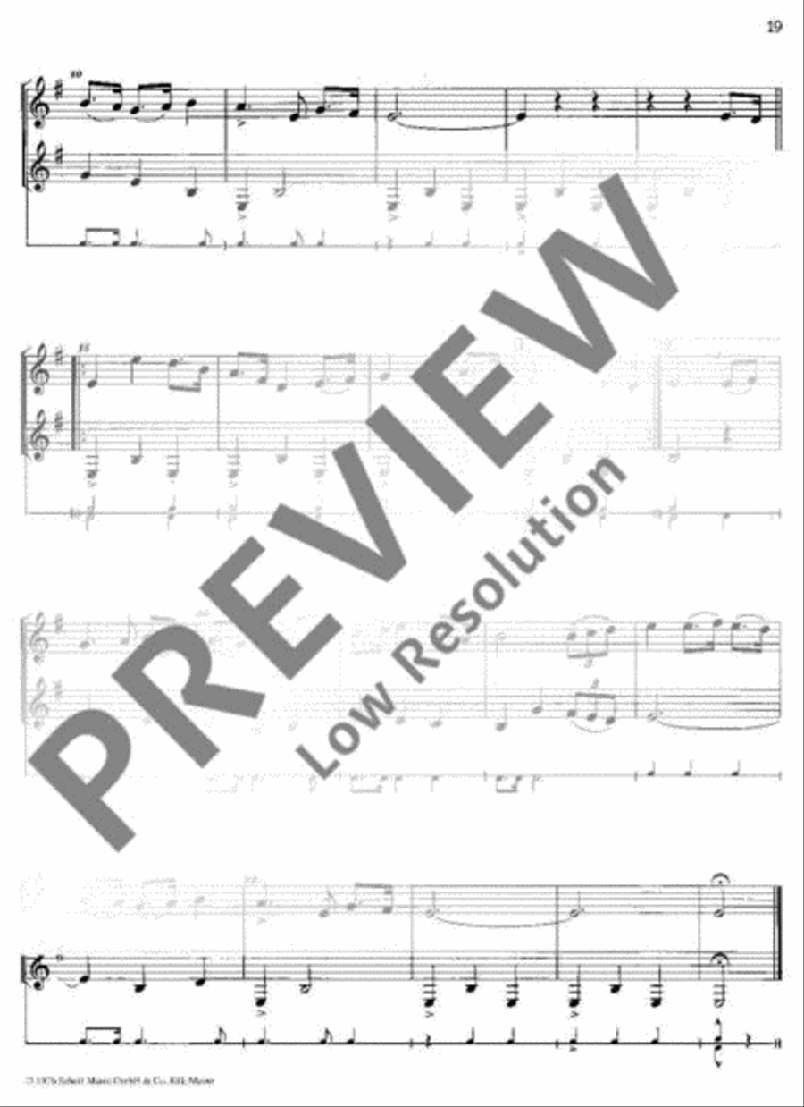 Folklore international Clarinet Duet scores gallery preview page 20