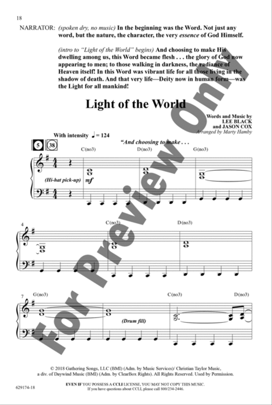 Noel, Christ Is Born! - Choral Book Unison Choir scores gallery preview page 21