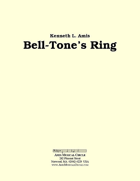 Bell-Tone’s Ring (band) - STUDY SCORE ONLY image number null