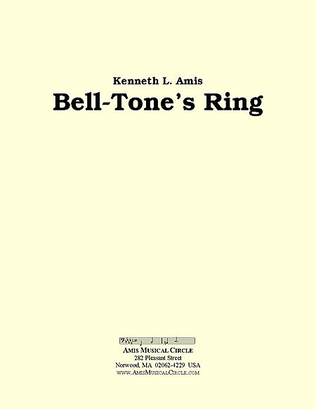 Bell-Tone’s Ring (band) - STUDY SCORE ONLY