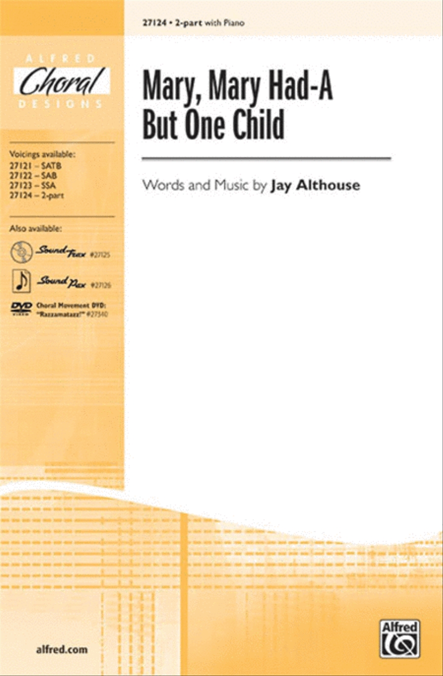 Mary, Mary Had-A But One Child 2-Part scores gallery preview page 1