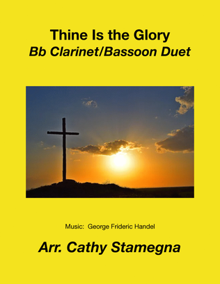 Book cover for Thine Is the Glory (Bb Clarinet/Bassoon Duet)