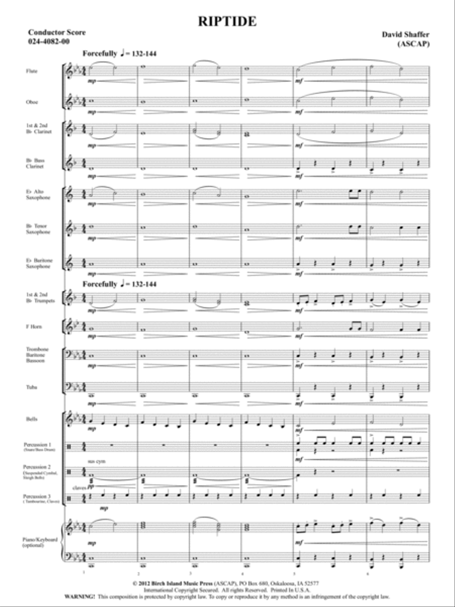 Riptide Concert Band scores gallery preview page 2