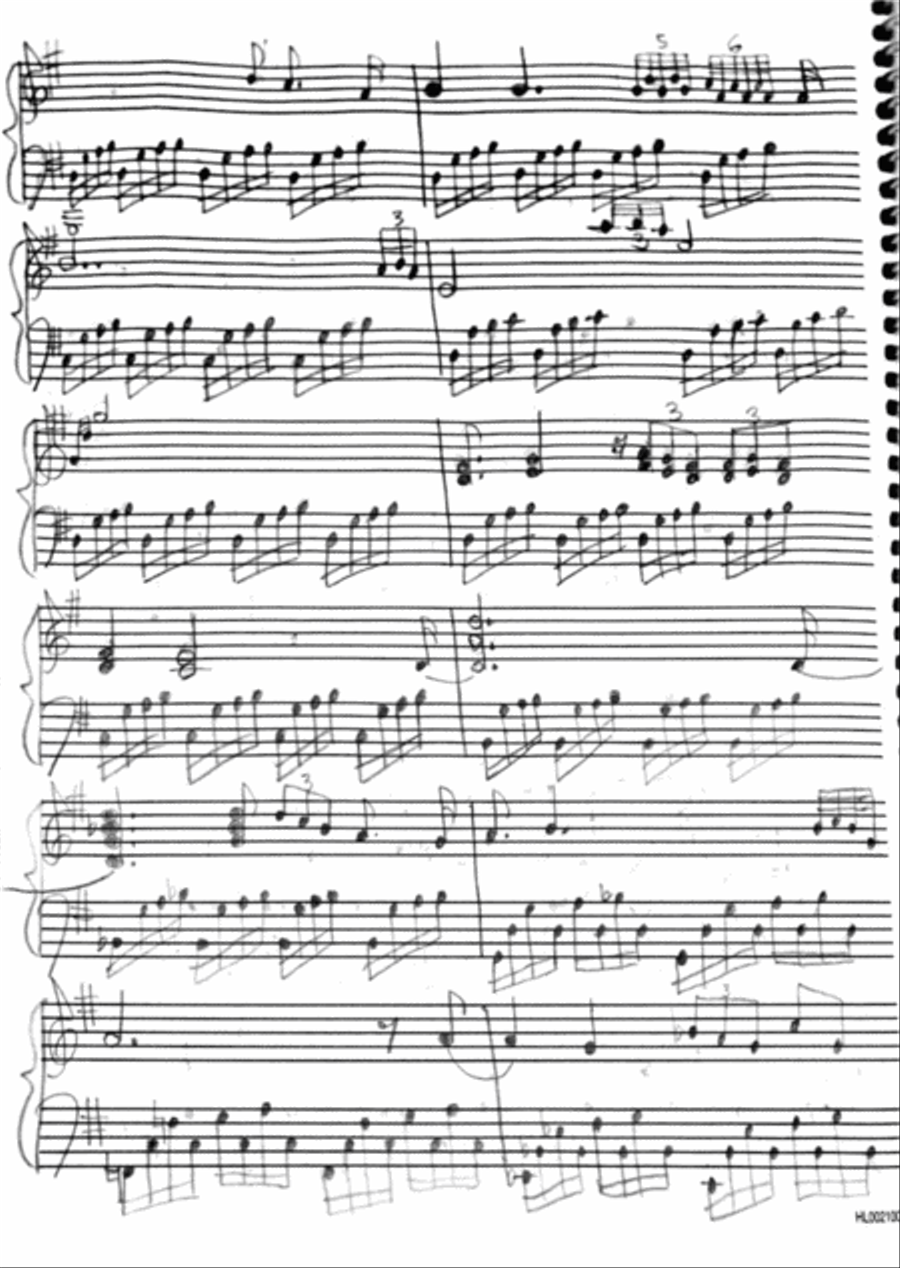 Papillon Piano Solo scores gallery preview page 4
