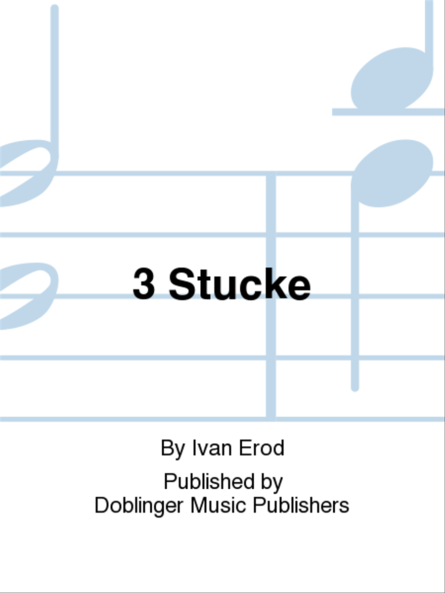 3 Stucke Violin Solo scores gallery preview page 1
