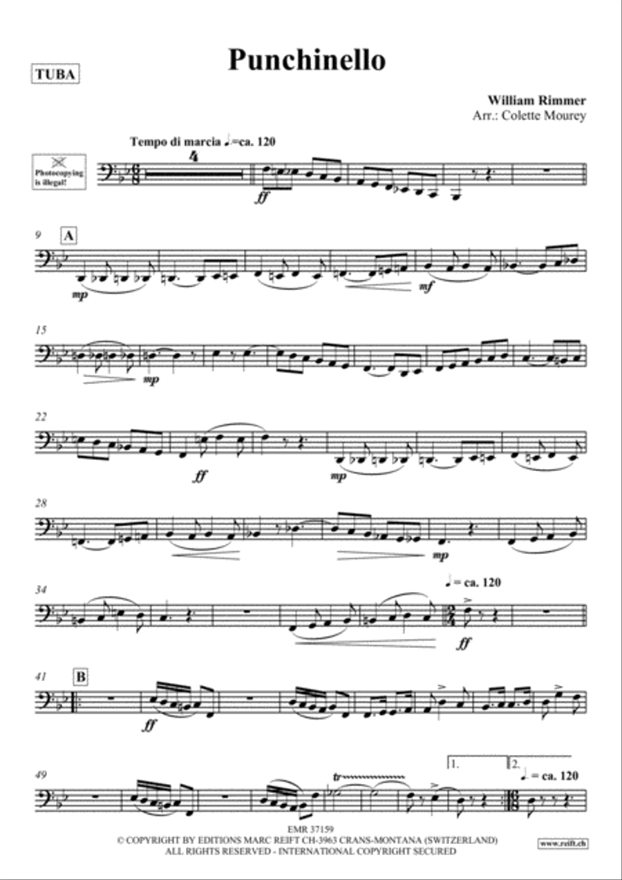 Punchinello Tuba scores gallery preview page 2