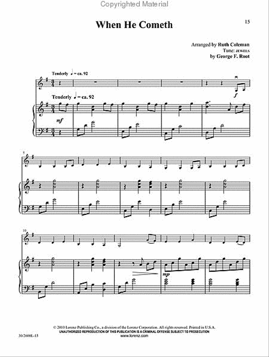 Worship the King Violin Solo scores gallery preview page 4