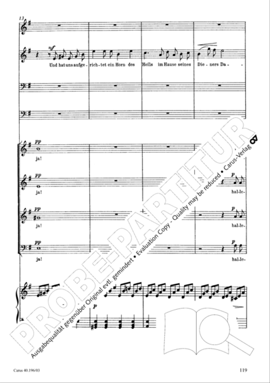Die Geburt Christi SSA scores gallery preview page 120