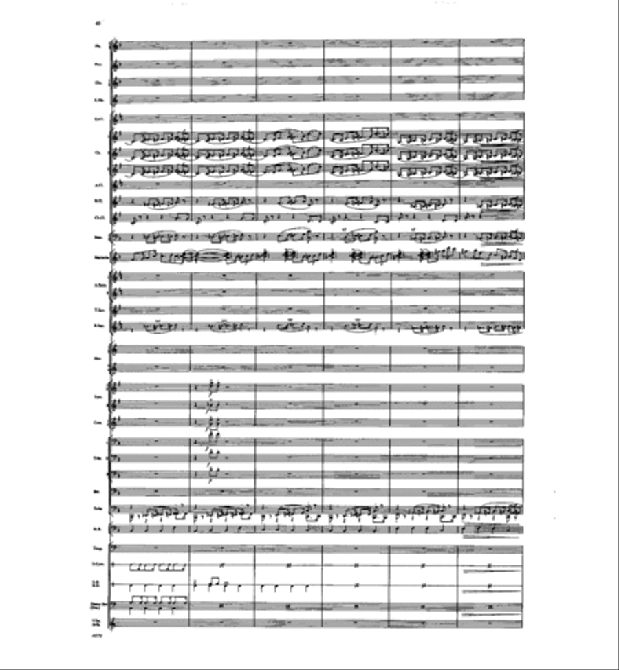 Concertino for Marimba and Winds Concert Band scores gallery preview page 38
