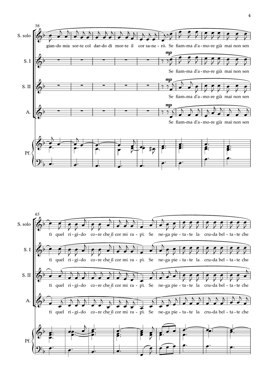 Si dolce è 'l tormento Si dolce è 'l tormento SSA scores gallery preview page 4