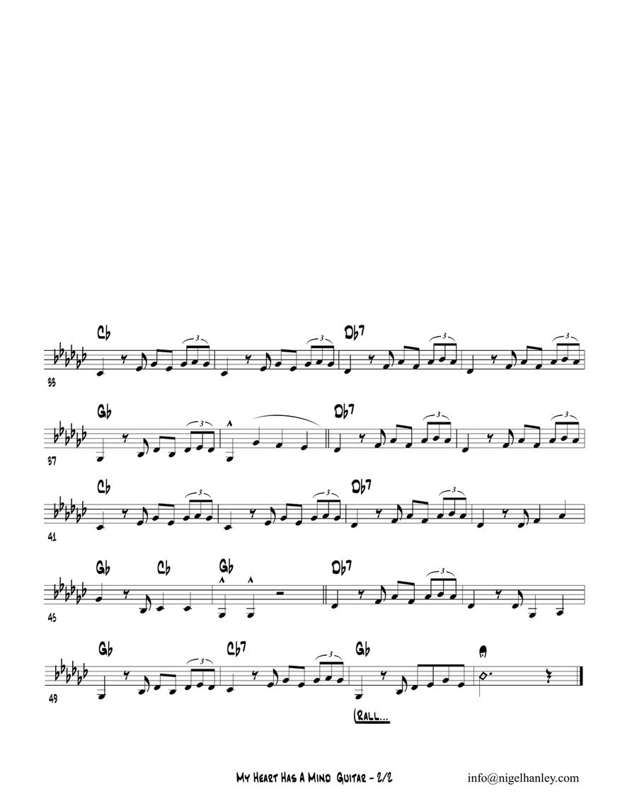 My Heart Has A Mind Of Its Own Small Ensemble scores gallery preview page 5