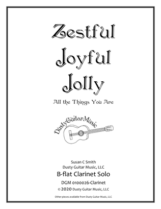 Zestful Joyful Jolly - All the Things You Are (Clarinet Solo)