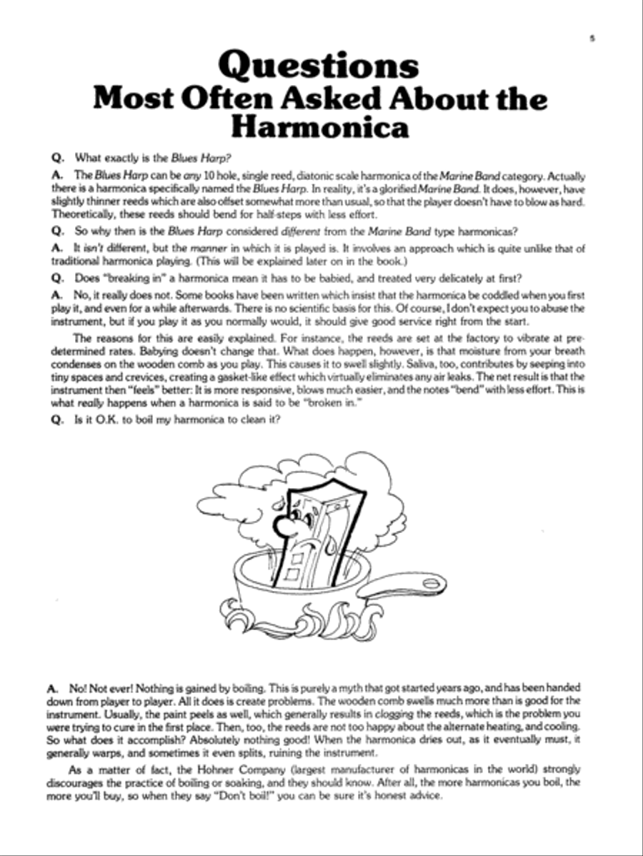 Blues Harp and Marine Band Harmonica scores gallery preview page 5