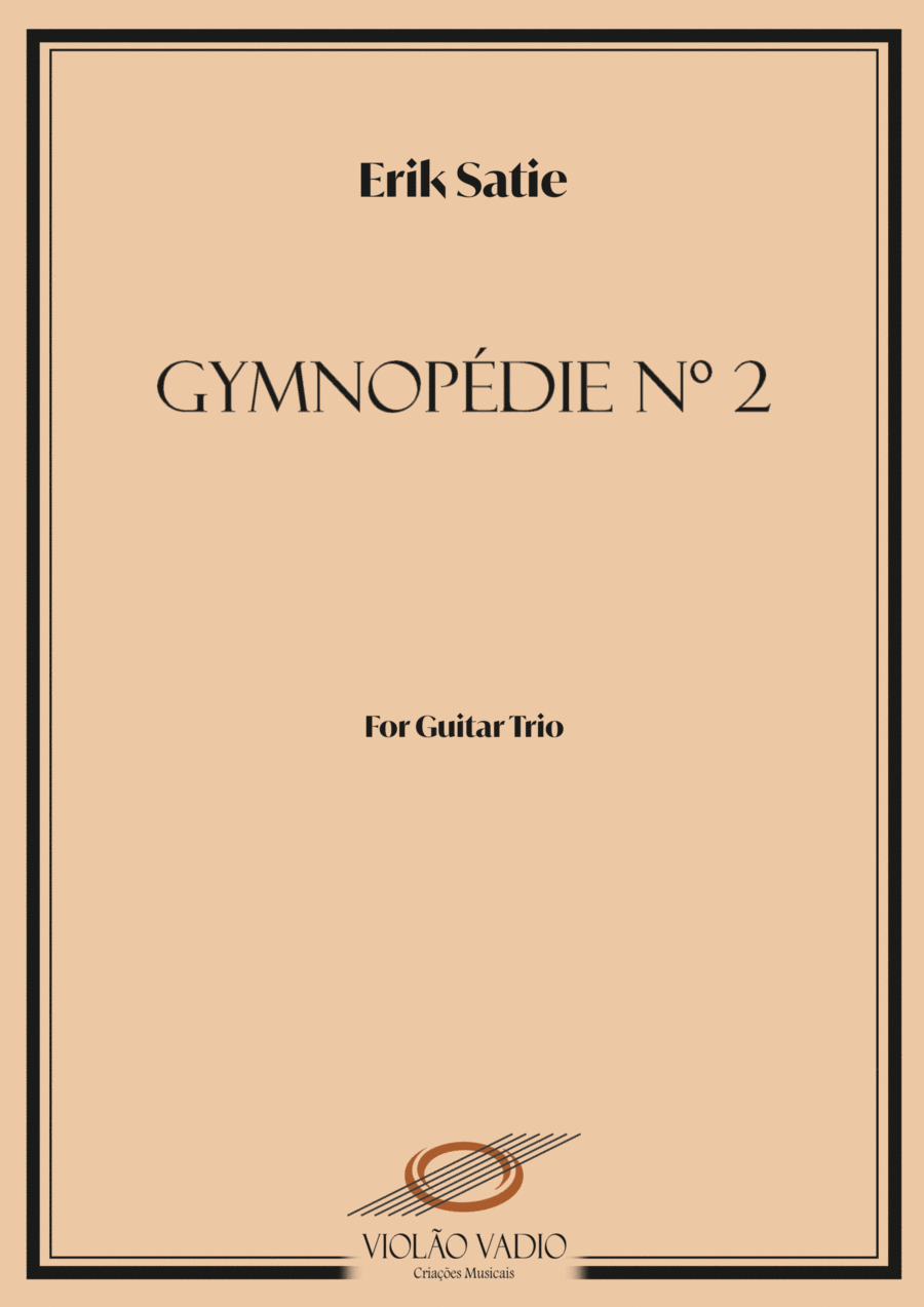 Gymnopedie 2 - guitar trio Guitar Ensemble scores gallery preview page 1