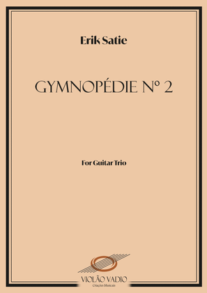 Book cover for Gymnopedie 2 - guitar trio