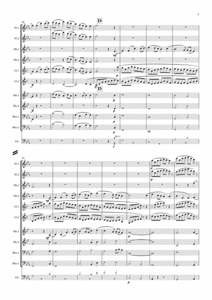 Holst: 1st Suite in Eb Op.28 No.1 Mvt.II Intermezzo - wind dectet image number null
