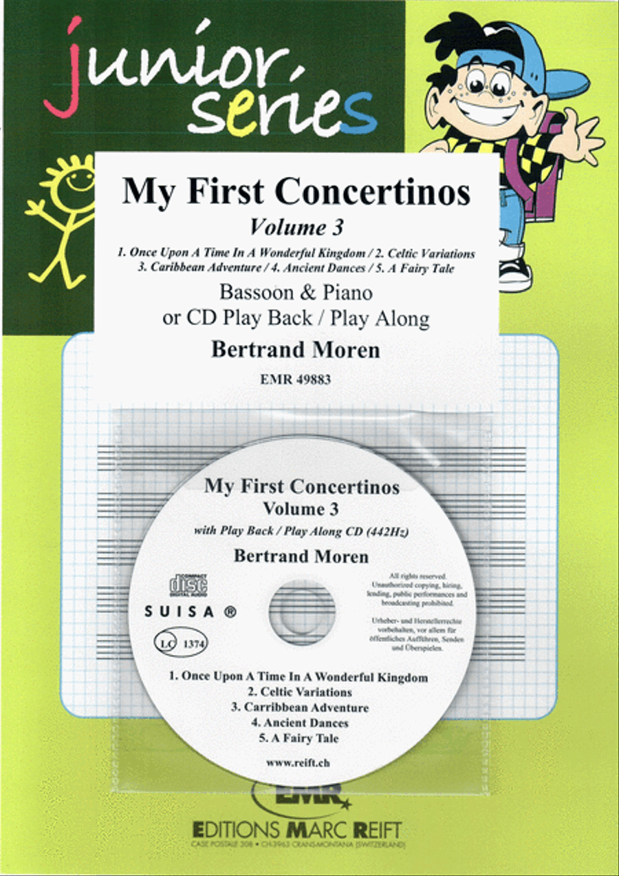 My First Concertinos Volume 3 Bassoon Solo scores gallery preview page 1