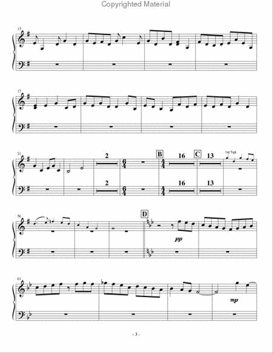 Bell-Tone’s Ring - bells part Horn scores gallery preview page 3