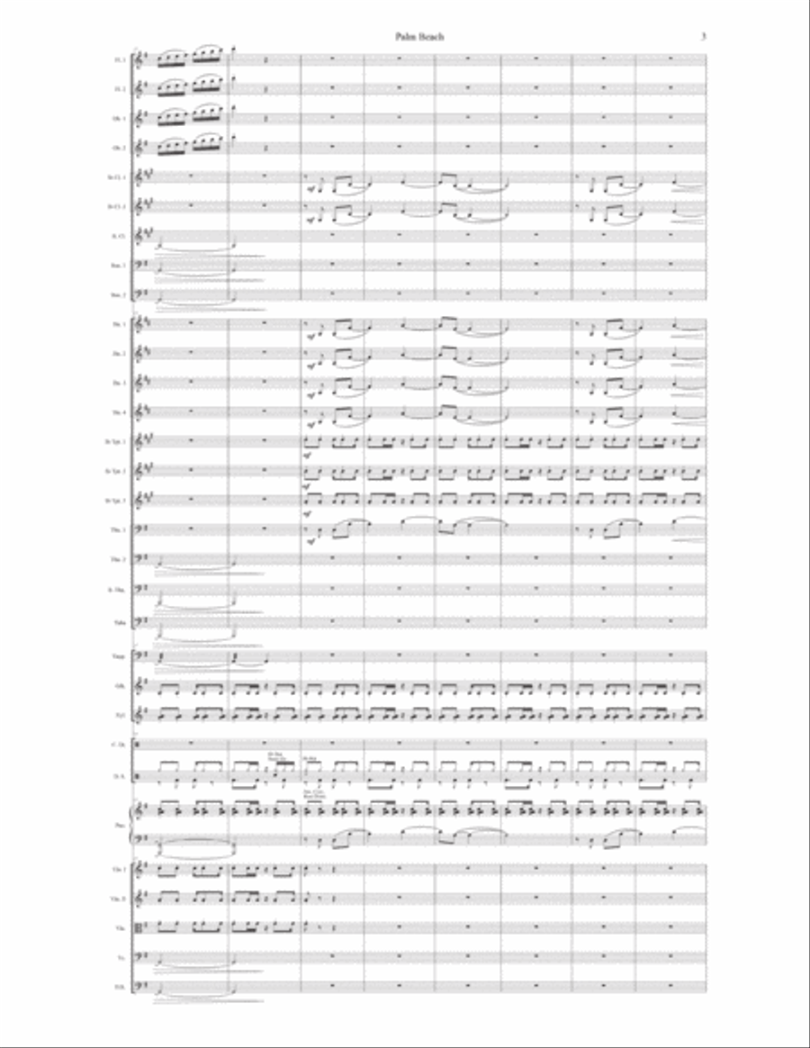 Palm Beach Full Orchestra scores gallery preview page 4