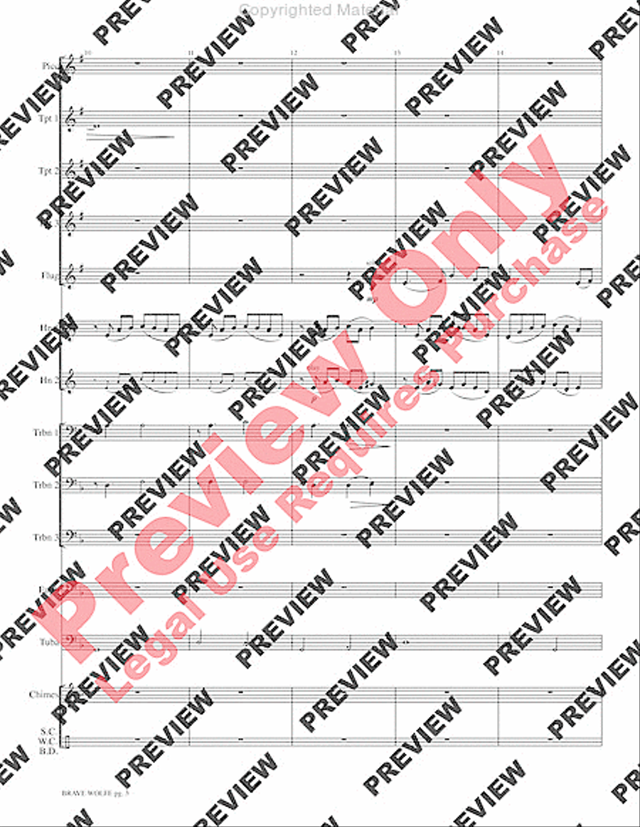 Brave Wolfe Brave Wolfe Small Ensemble scores gallery preview page 5