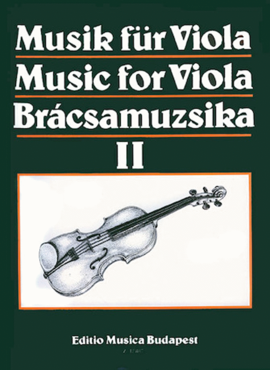 Music for Viola - Volume 2 Piano Accompaniment scores gallery preview page 1