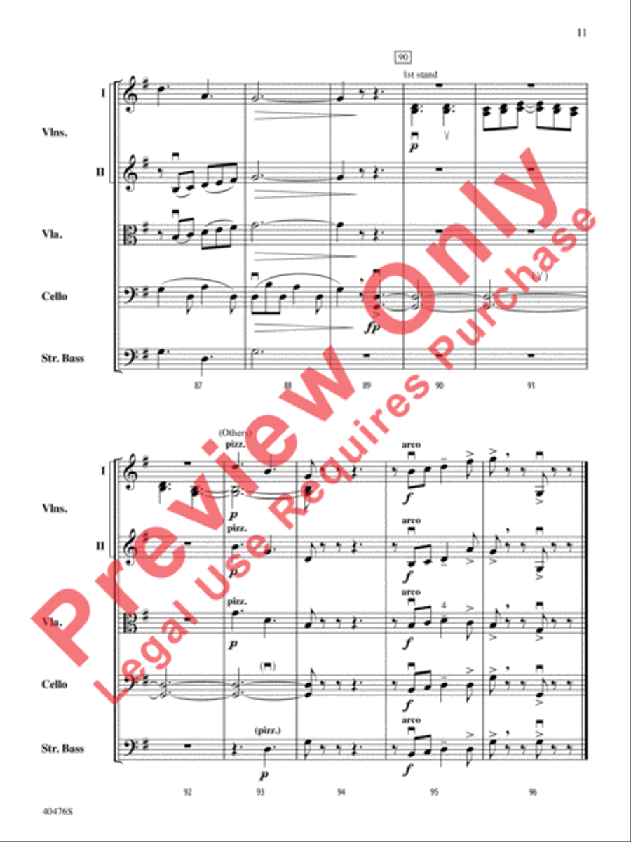 Pastorella String Orchestra scores gallery preview page 12