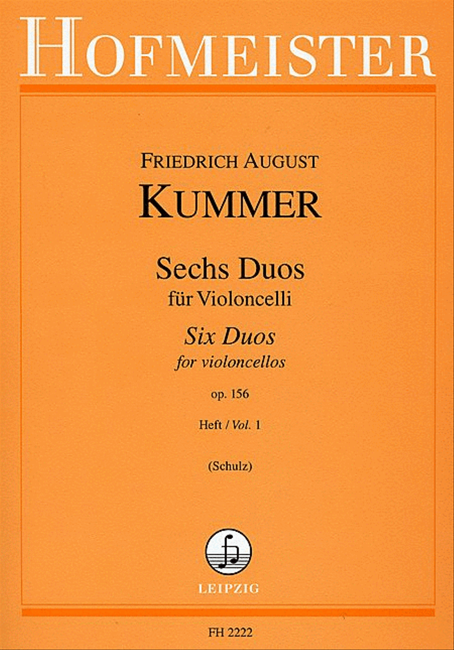 Sechs Duos, op. 156, Teil 1 Cello scores gallery preview page 1