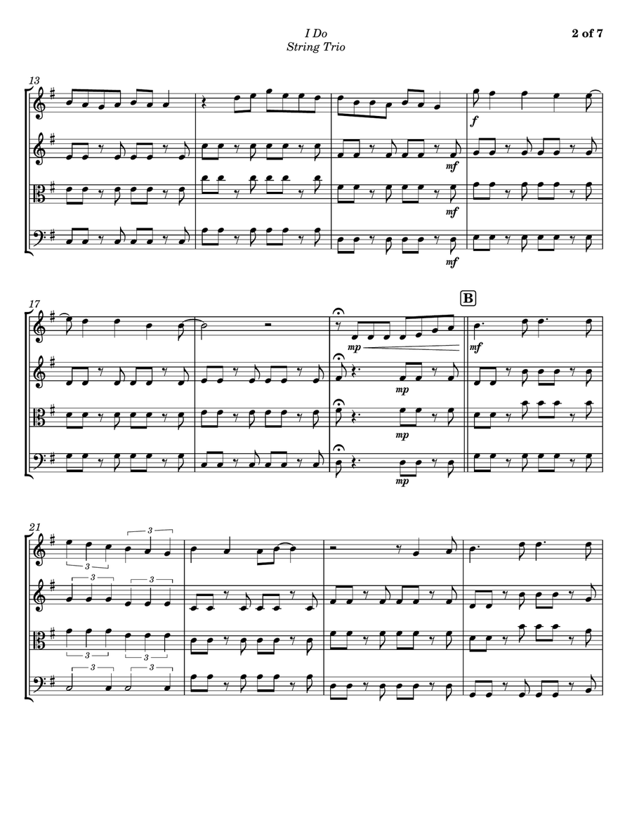 I Do String Trio scores gallery preview page 2