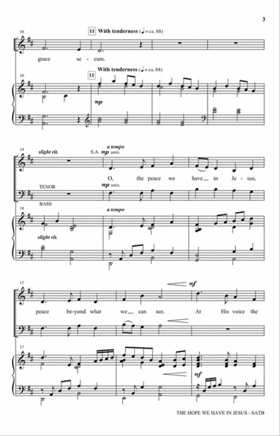 The Hope We Have in Jesus 4-Part scores gallery preview page 3