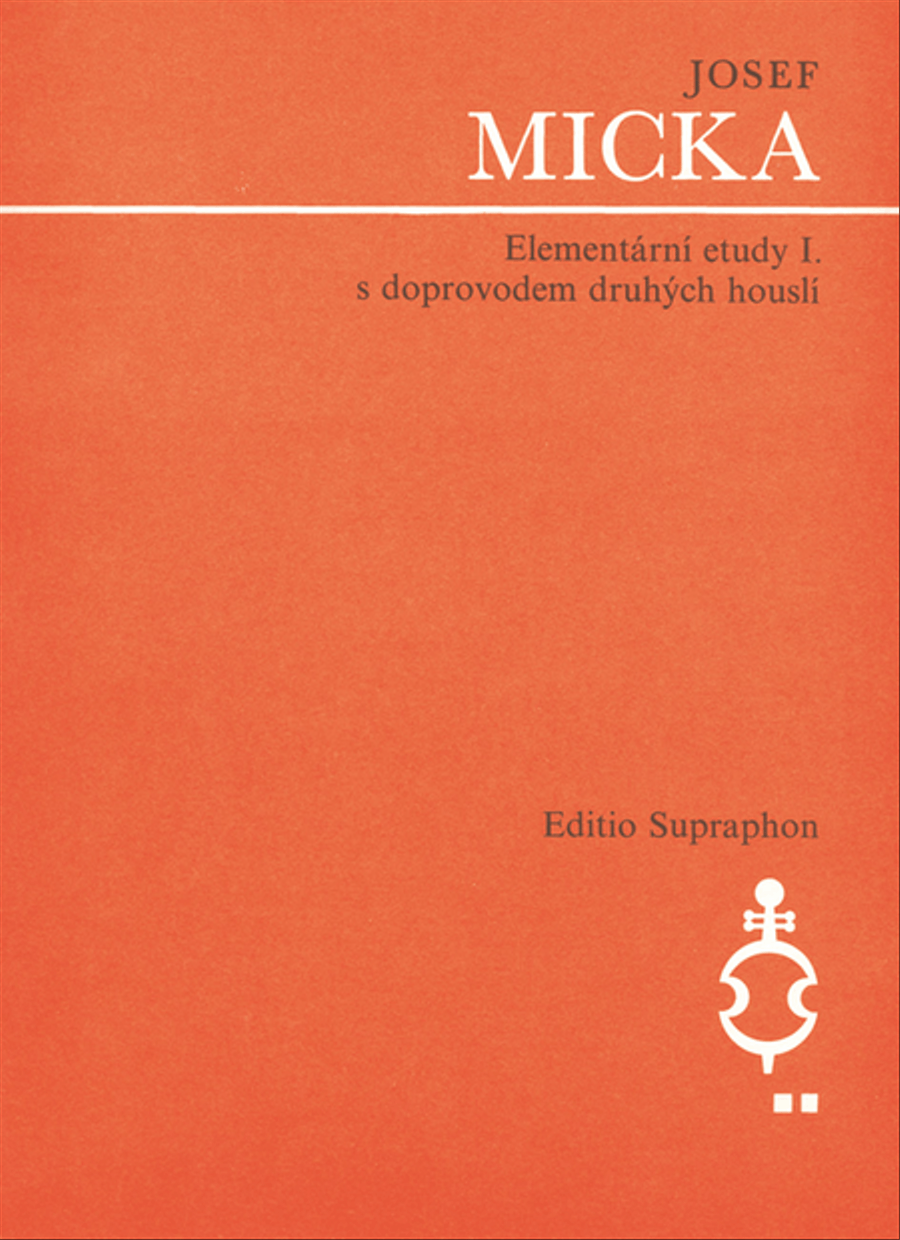 Elementare Etüden I Violin - Sheet Music